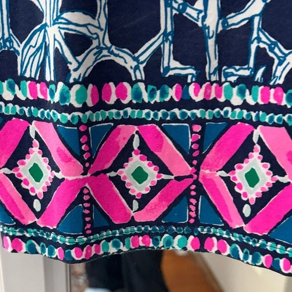 Lilly Pulitzer Blue and White Dress - Picture 5 of 7